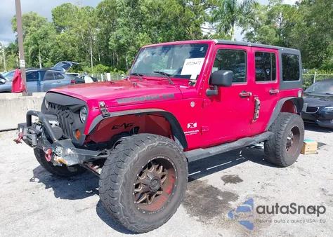 2008 Jeep Wrangler Unlimited Unlimited X из США, поврежденный, VIN 1J4GA39118L564138